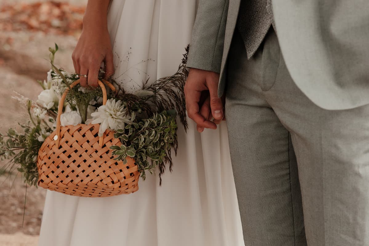 Shooting d'inspiration mariage à la plage en Alsace
