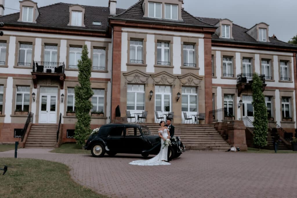 Le chateau Hochberg qui a accueilli le mariage de Pauline et Jonathan Clauss